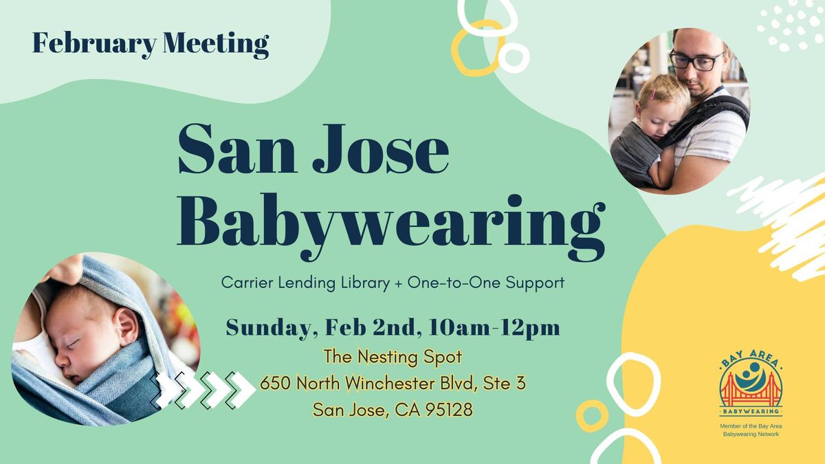 San Jose February Babywearing Meetup