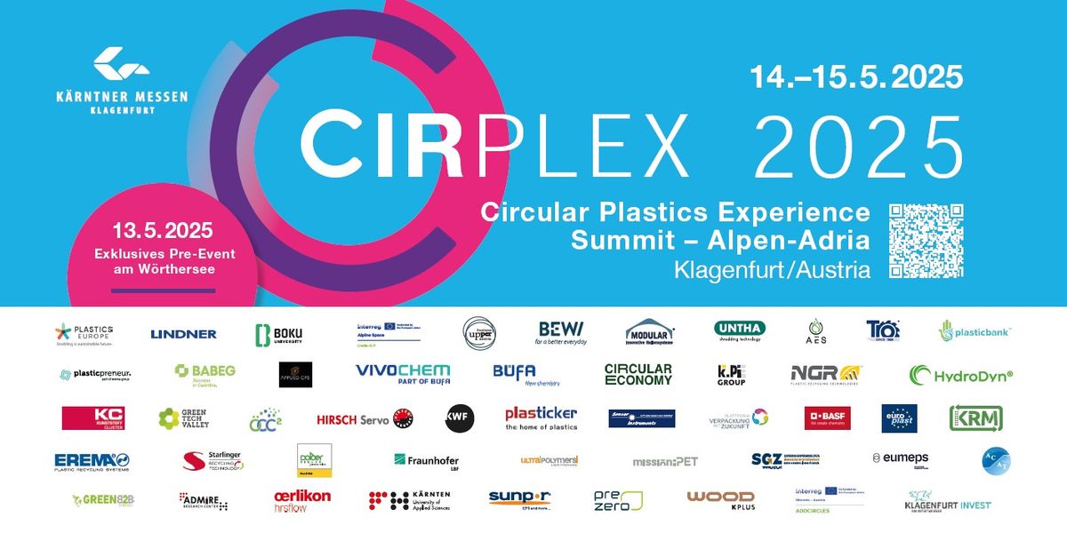 CIRPLEX \u2013 Circular Plastics Experience Summit \u2013 Alpen-Adria