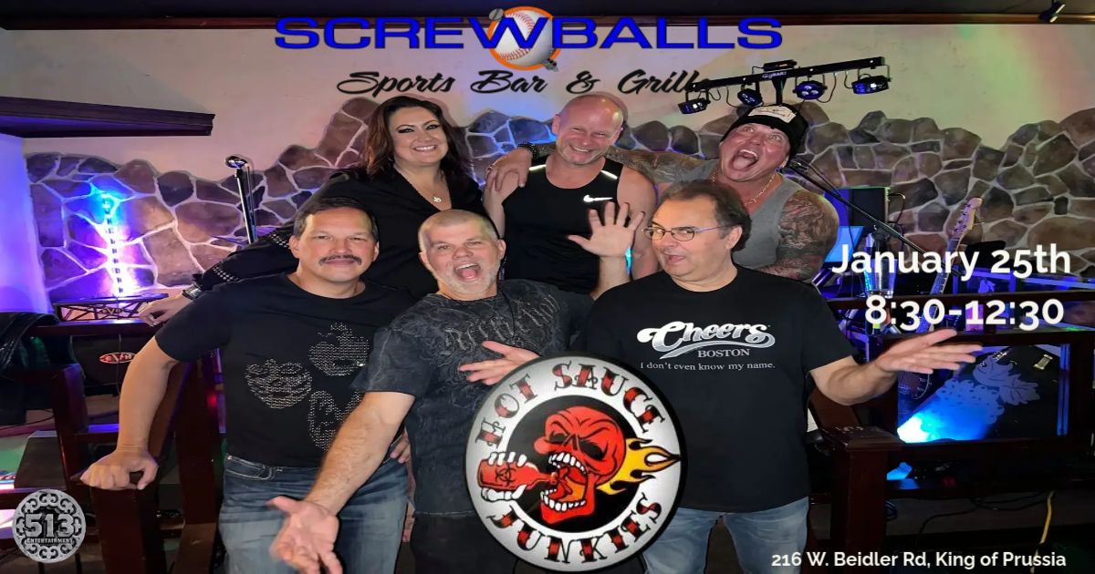 The Hot Sauce Junkies return to Rock Screwballs!