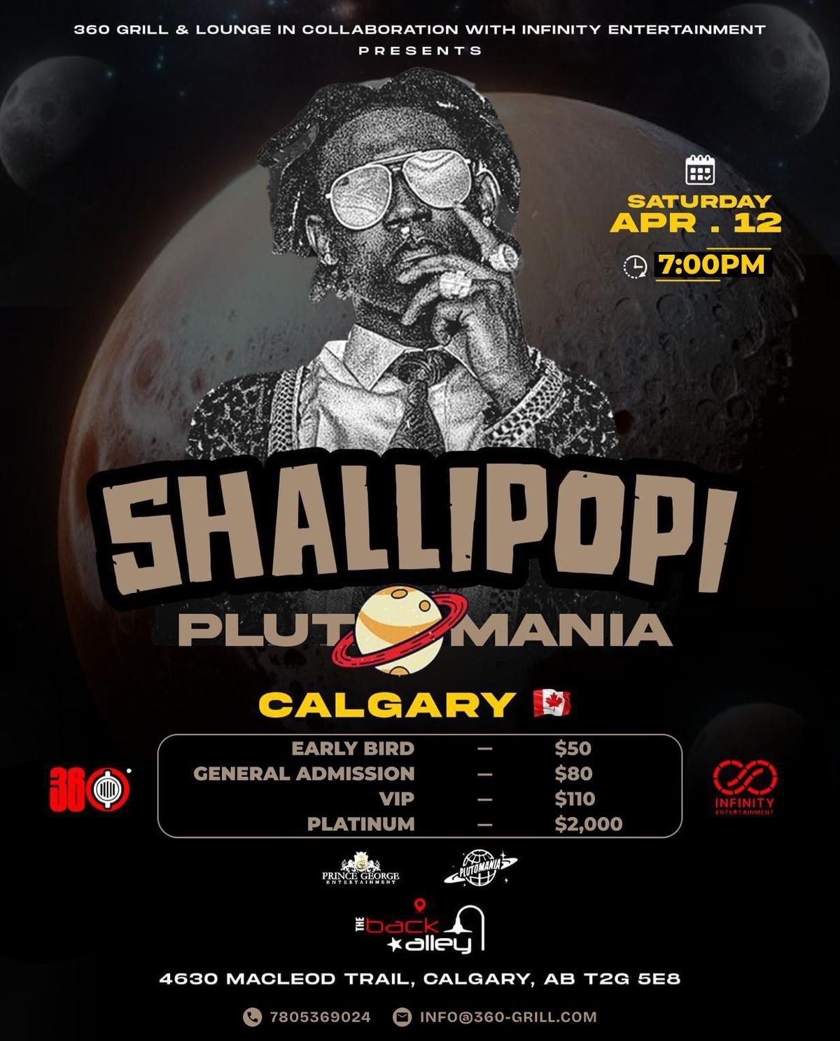 Shallipopi Plutomaniac Calgary