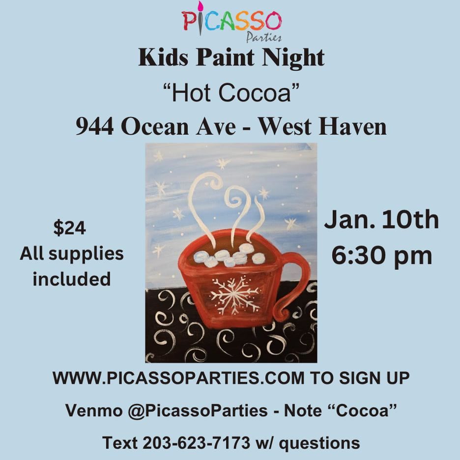 Kids "Hot Cocoa" Paint Night 