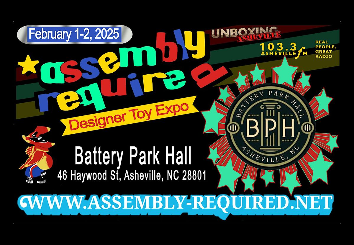 *Assembly Required Designer Toy Expo