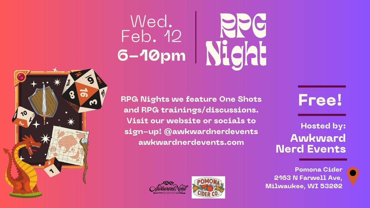 RPG Night - February 12