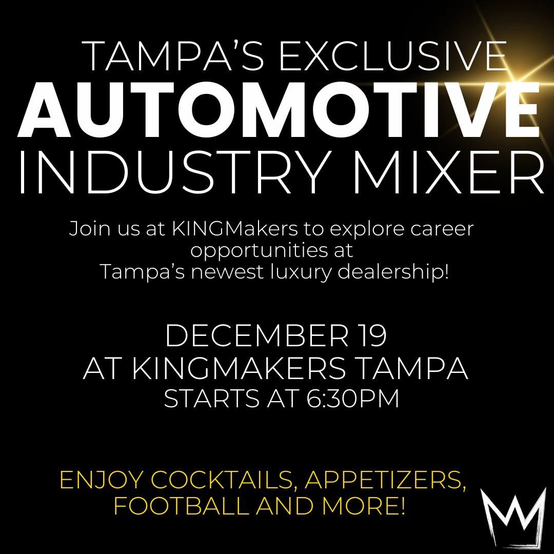 Tampa Exclusive Auto Industry Mixer