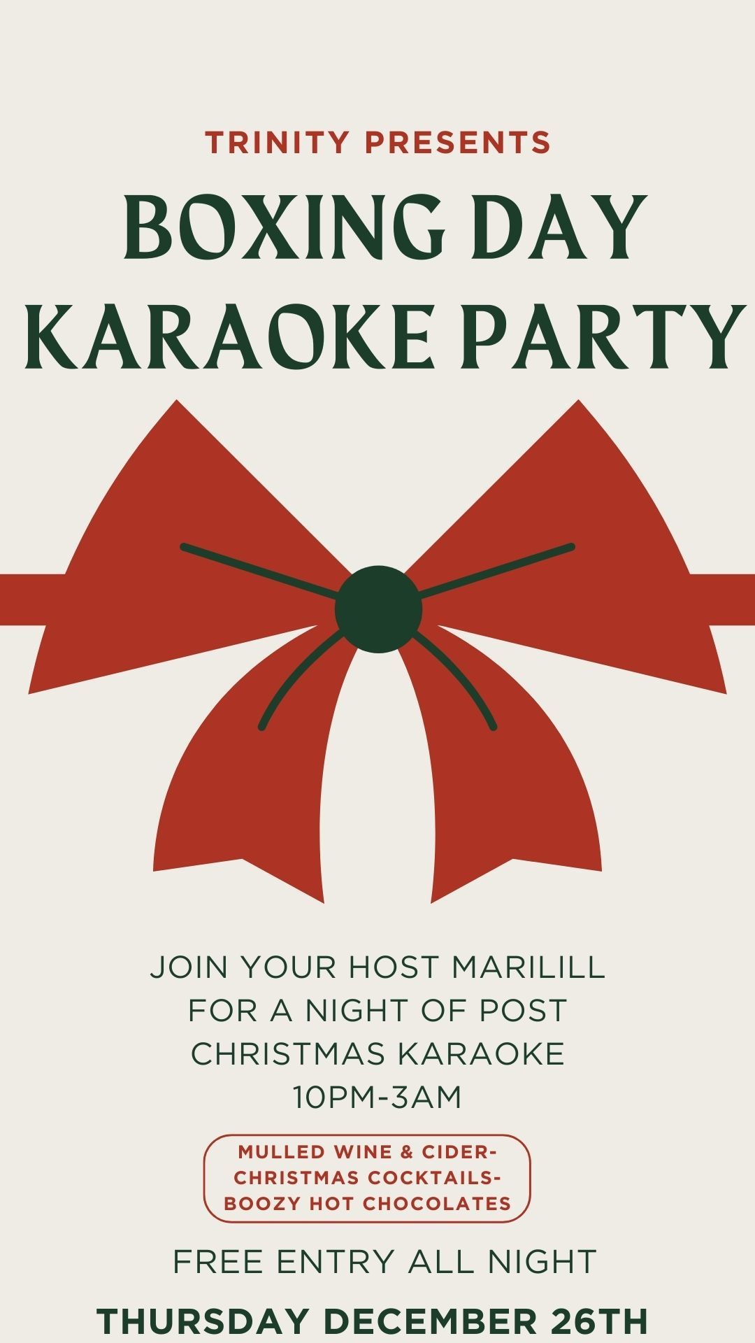 Boxing Day Karaoke Party