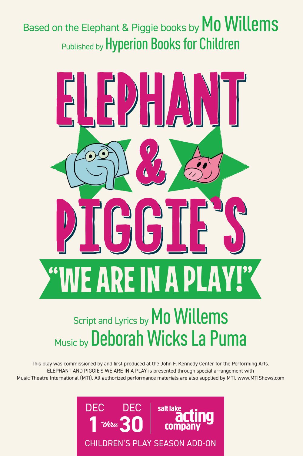 Elephant & Piggie's We Are In A Play! (Sensory Inclusive)