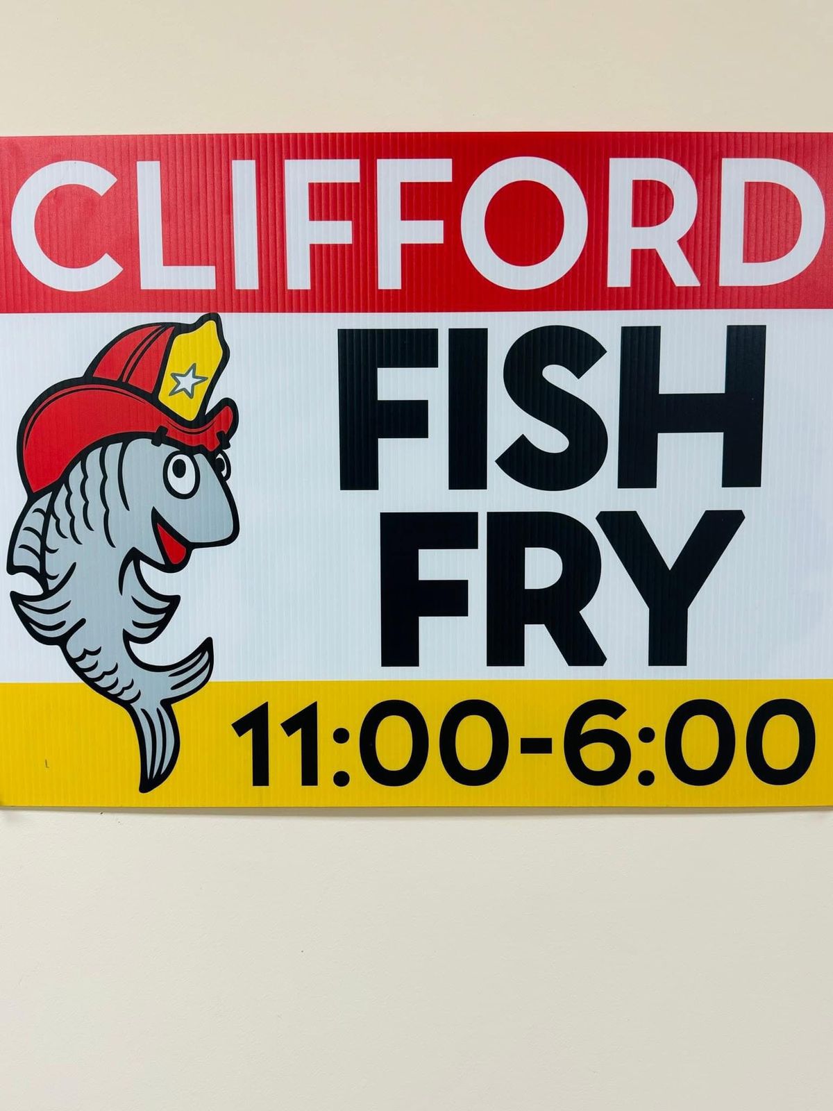 Fish Fry, dine-in and take out! Accepting debit card and cash!