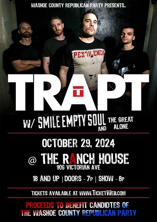 TRAPT with special guest SMILE EMPTY SOUL and THE GREAT ALONE