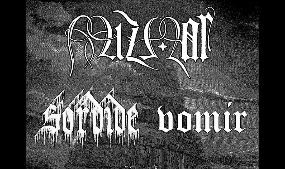 18\/10 : Mizmor (US) + Sordide (FR - release) + Vomir (FR)