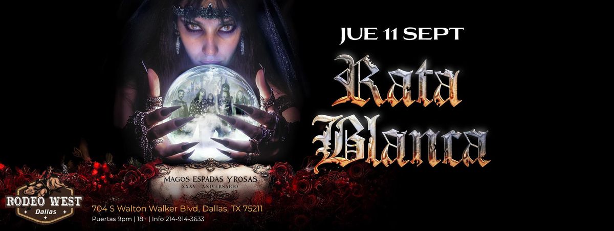 RATA BLANCA EN DALLAS