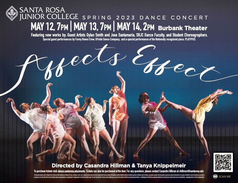 AFFECTS/EFFECT SRJC 2023 Spring Dance Concert, Santa Rosa Junior