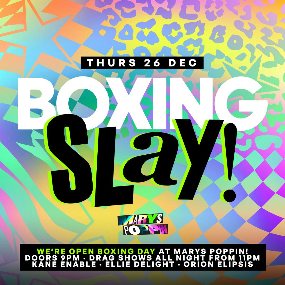 BOXING-SLAY at MARYS