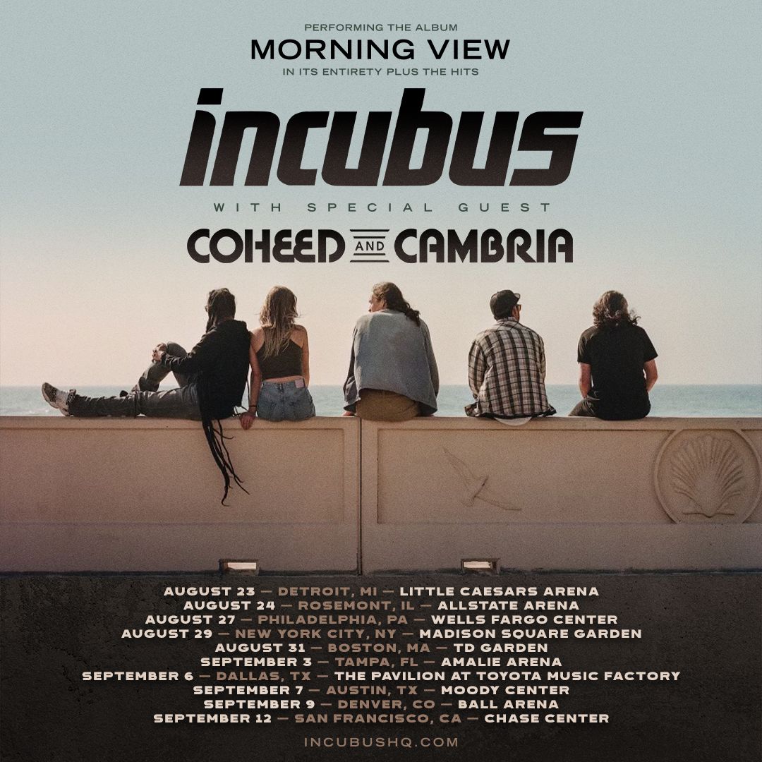 Incubus with Coheed and Cambria