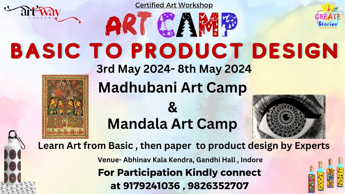 Madhubani & Mandala Art Workshop ( Basic to Product Designing)