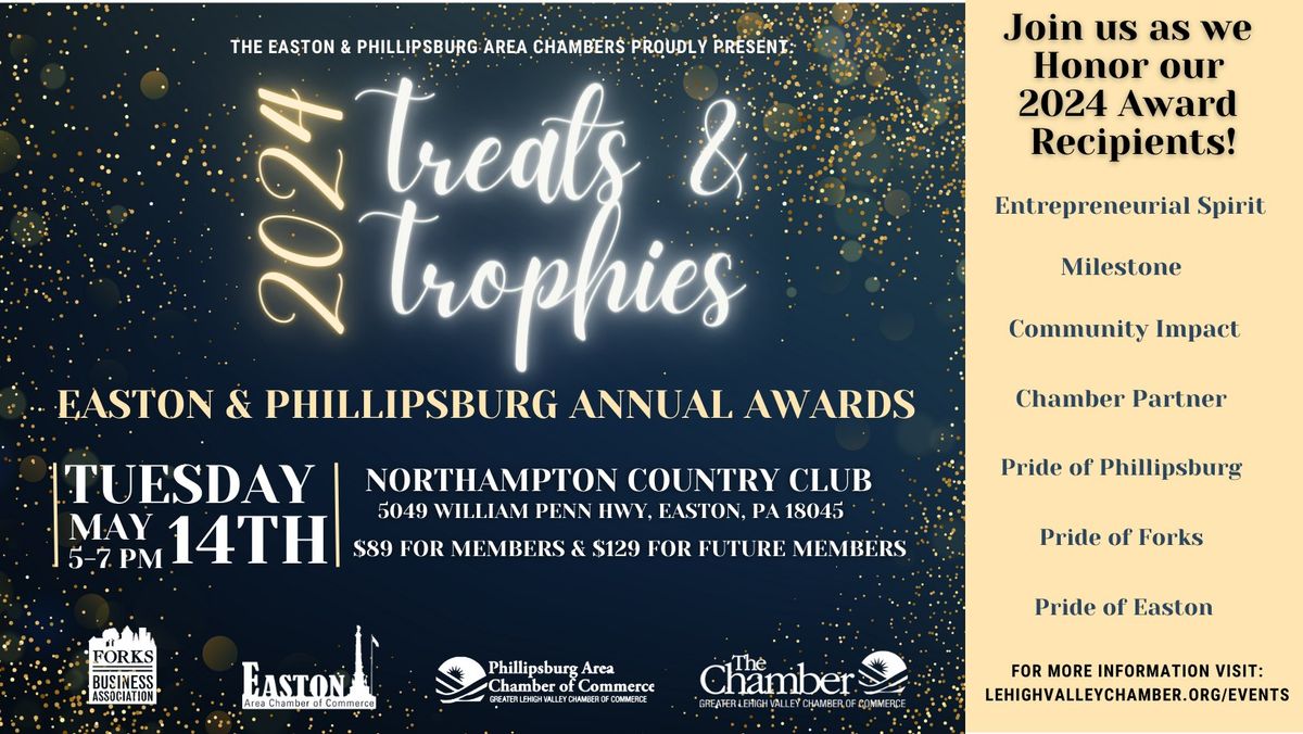 Easton & Phillipsburg Annual Treats and Trophies Awards