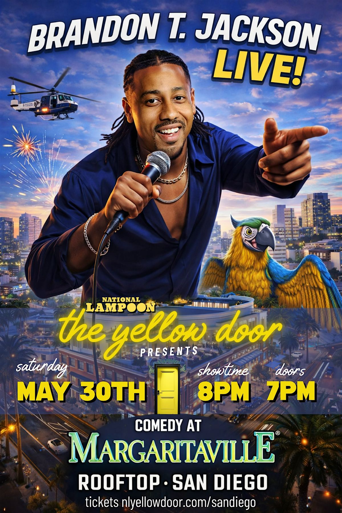 Brandon T. Jackson Live! National Lampoon & Parq Nightclub Event