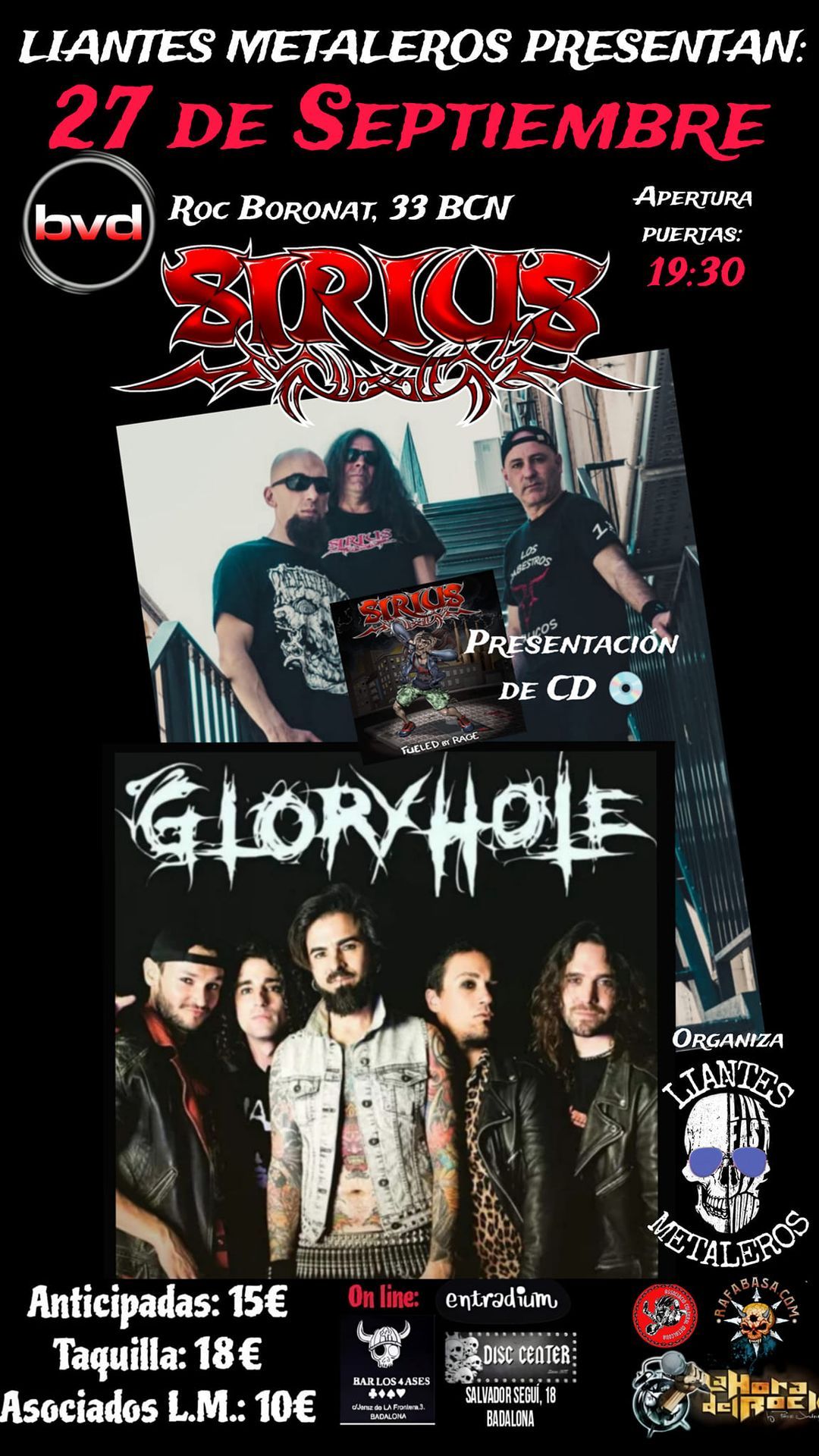 SIRIUS \ud83d\udd25 GLORY HOLE \u26a1 LIANTES METALEROS 