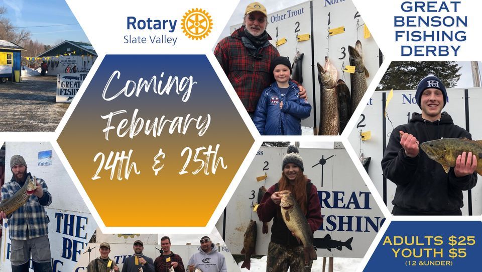 2024 Great Benson Fishing Derby, Lake Bomoseen, VT, 24 February to 25