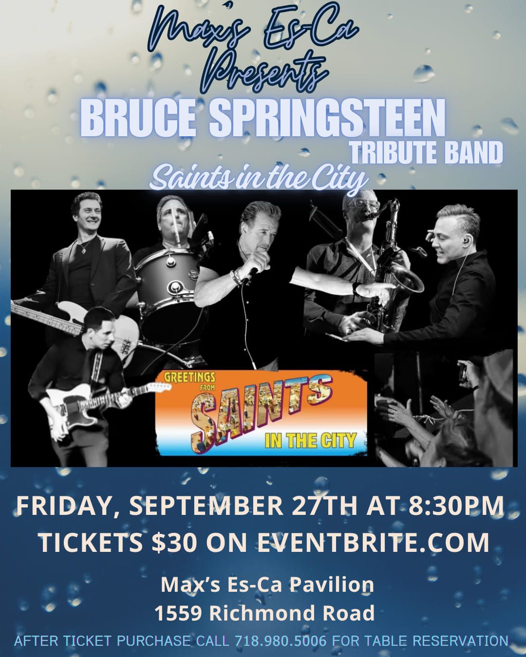 Saints In The City - Bruce Springsteen Tribute Band 