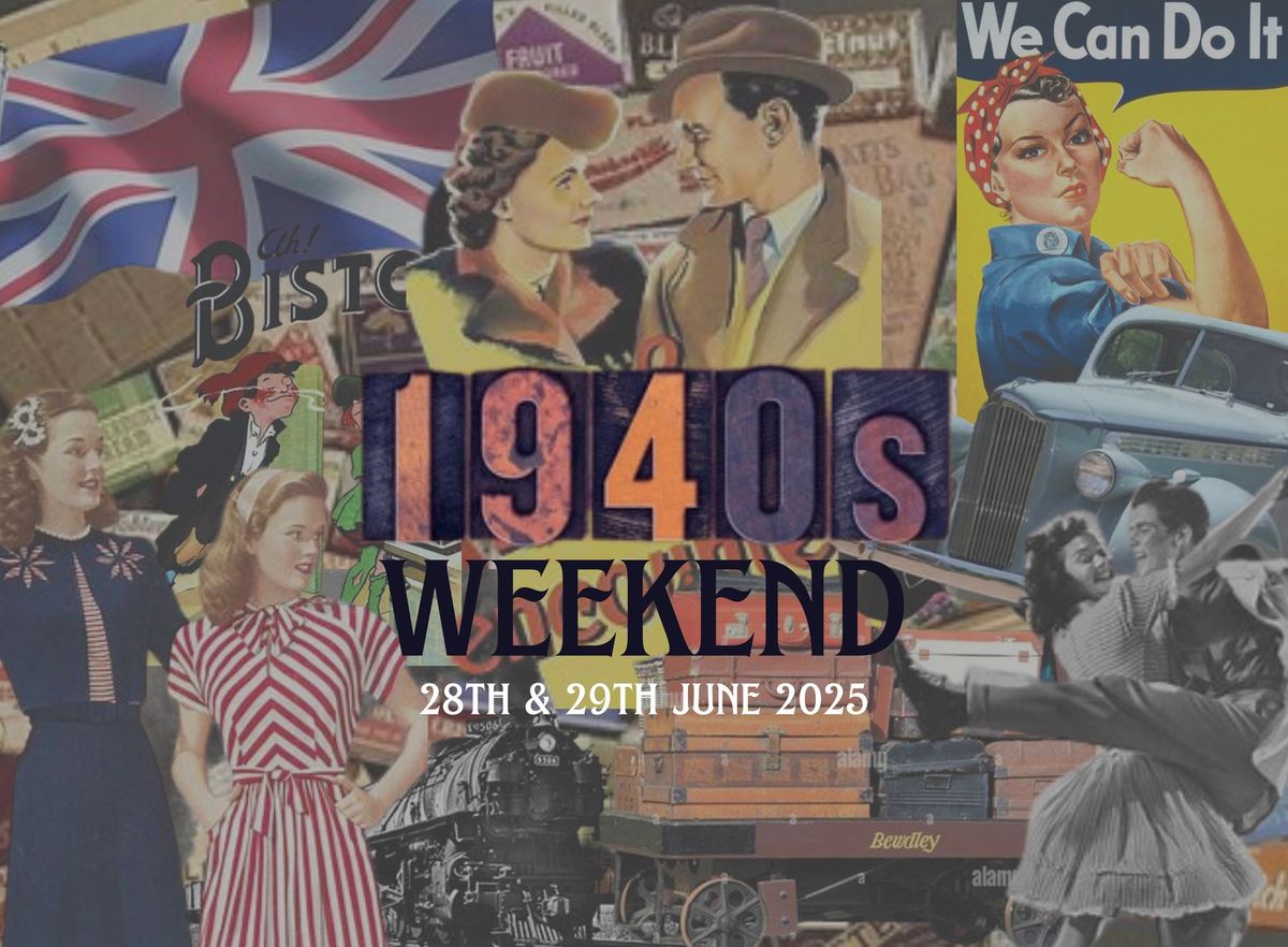 1940's Weekend celebrating 80 years of Brief Encounter.  