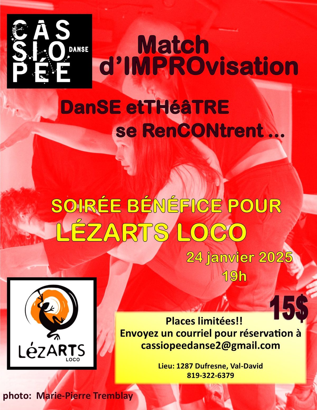 Match d'improvisation; Danse et Th\u00e9\u00e2tre se rencontrent...