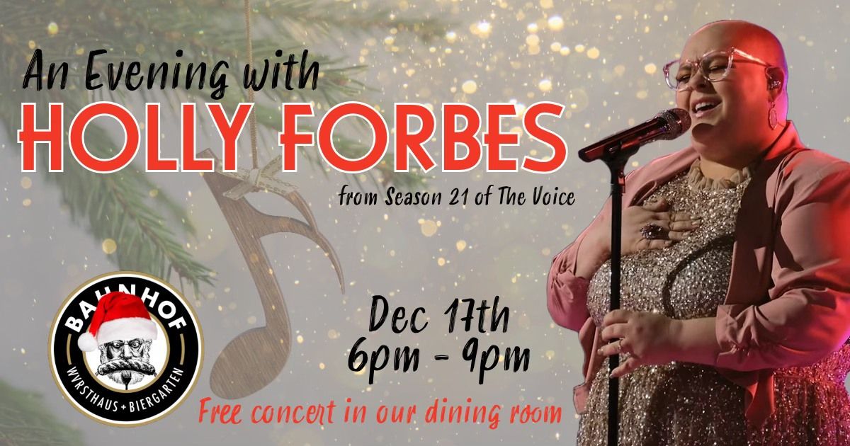 An Evening with Holly Forbes