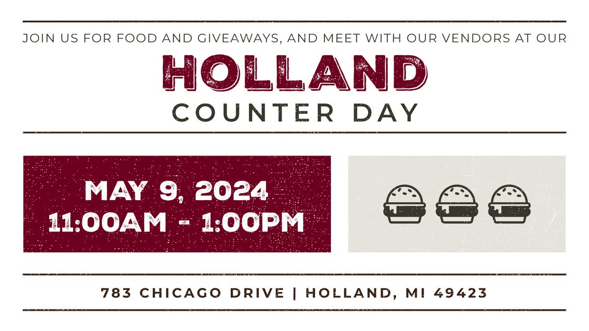 Holland Counter Day