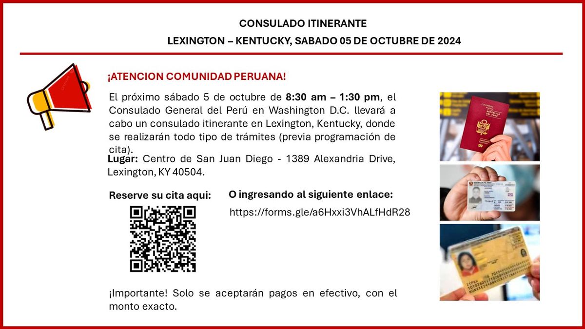 Consulado itinerante en Lexington