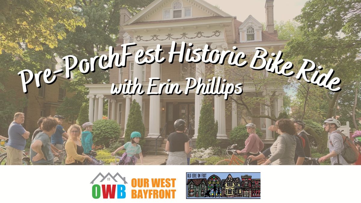 Pre-PorchFest Historic Bike Ride with Erin Phillips