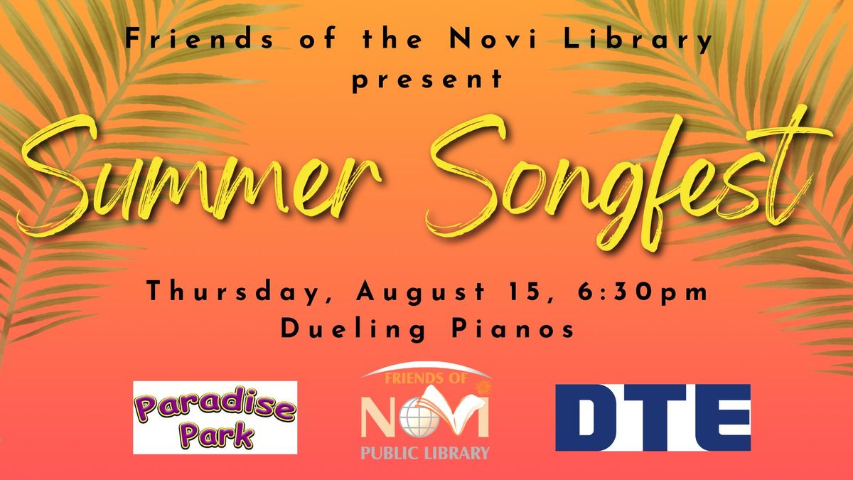 Summer Songfest: Dueling Pianos