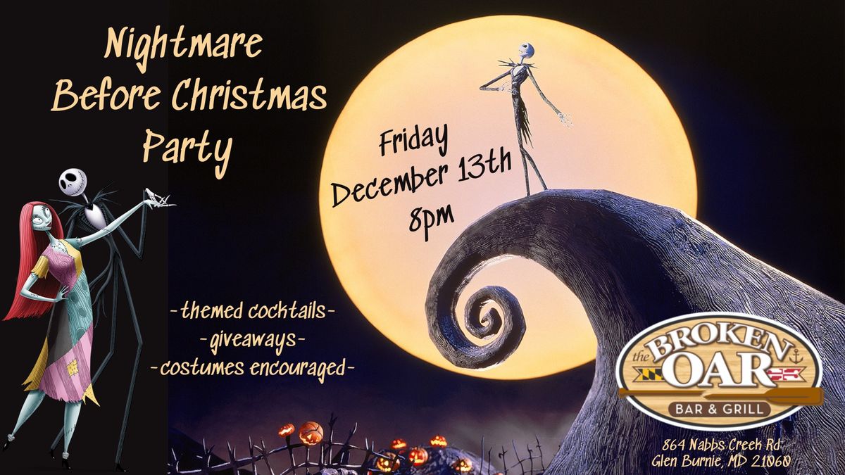 A Nightmare Before Christmas Party