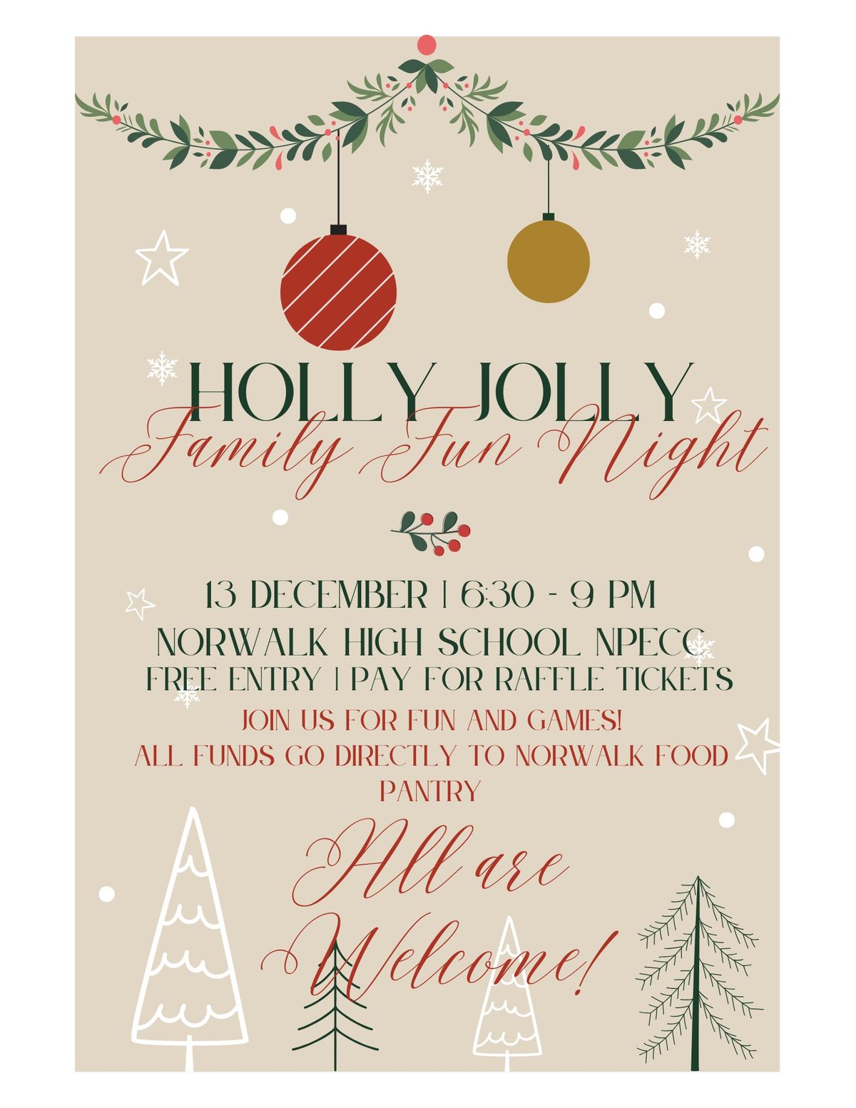 Holly Jolly Family Fun Night 