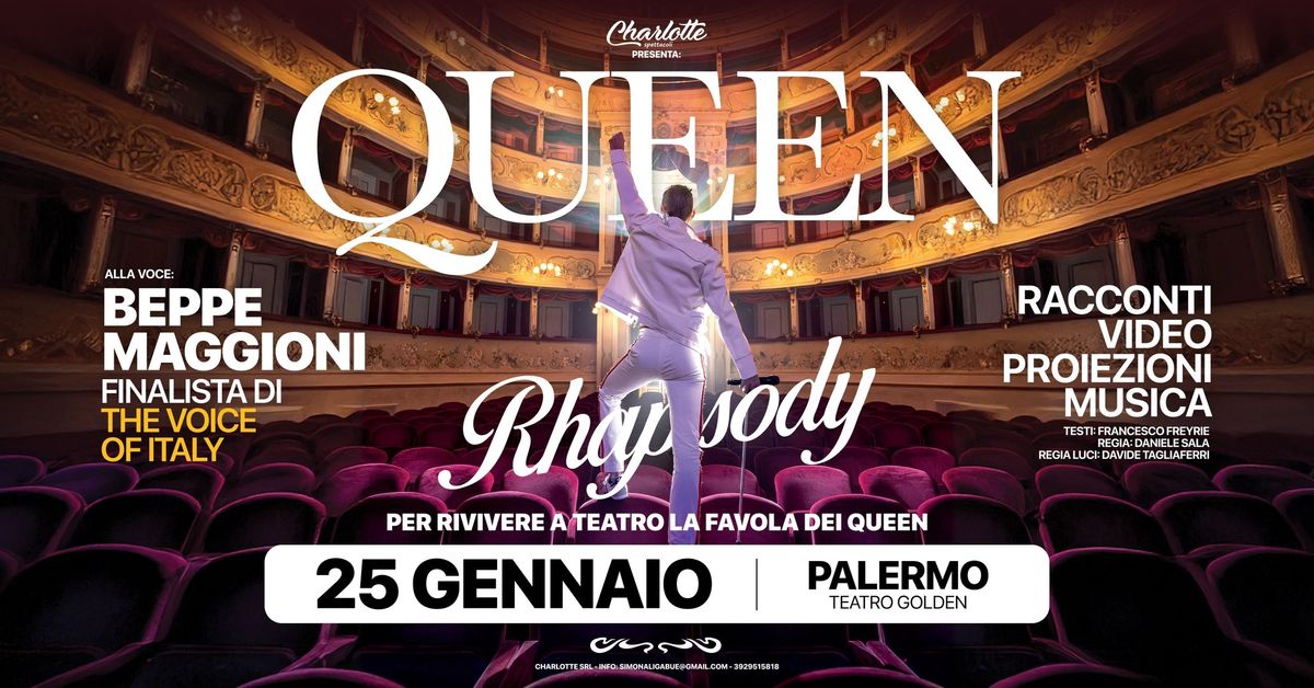 PALERMO - QUEEN RHAPSODY - TEATRO GOLDEN