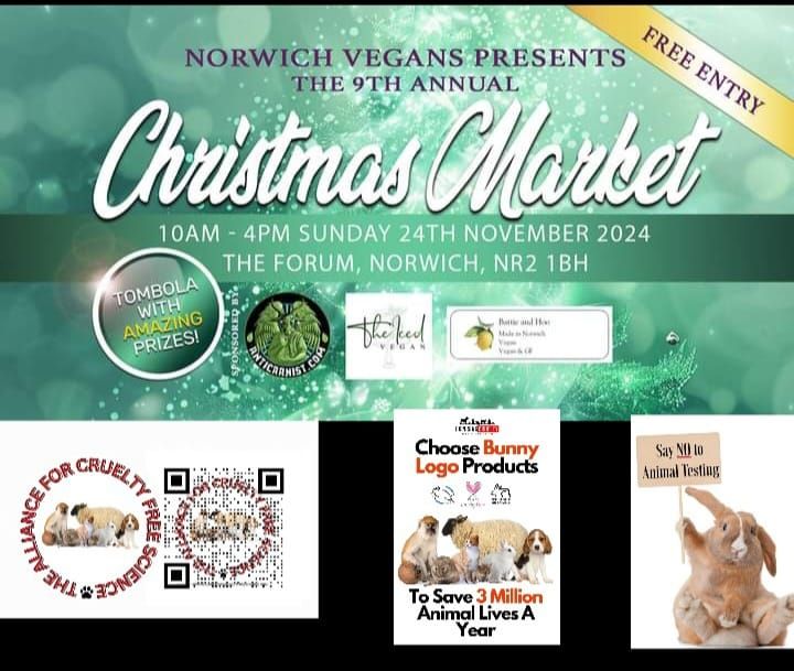 Norwich Vegan Christmas Market (CBUK will be attending this event)