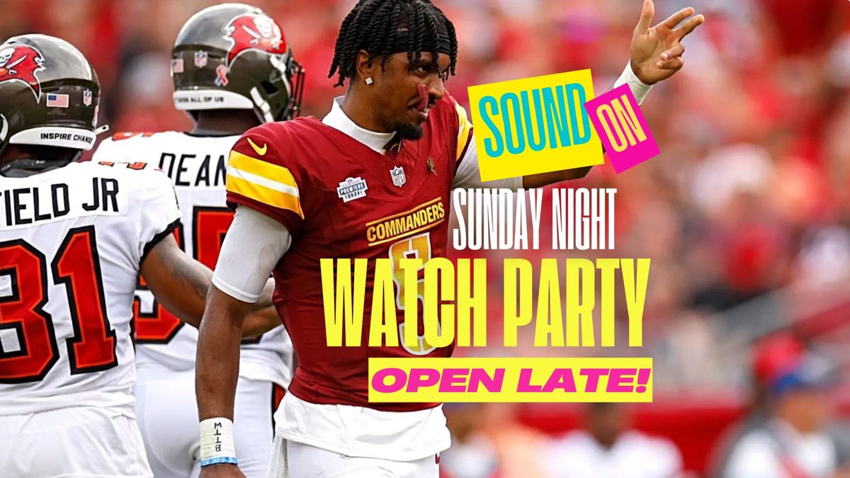 Commanders First Playoff Game Watch Party!