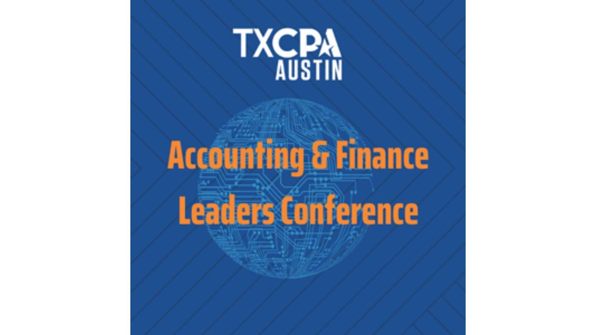 Accounting and Finance Leaders Conference-In Person & Virtual
