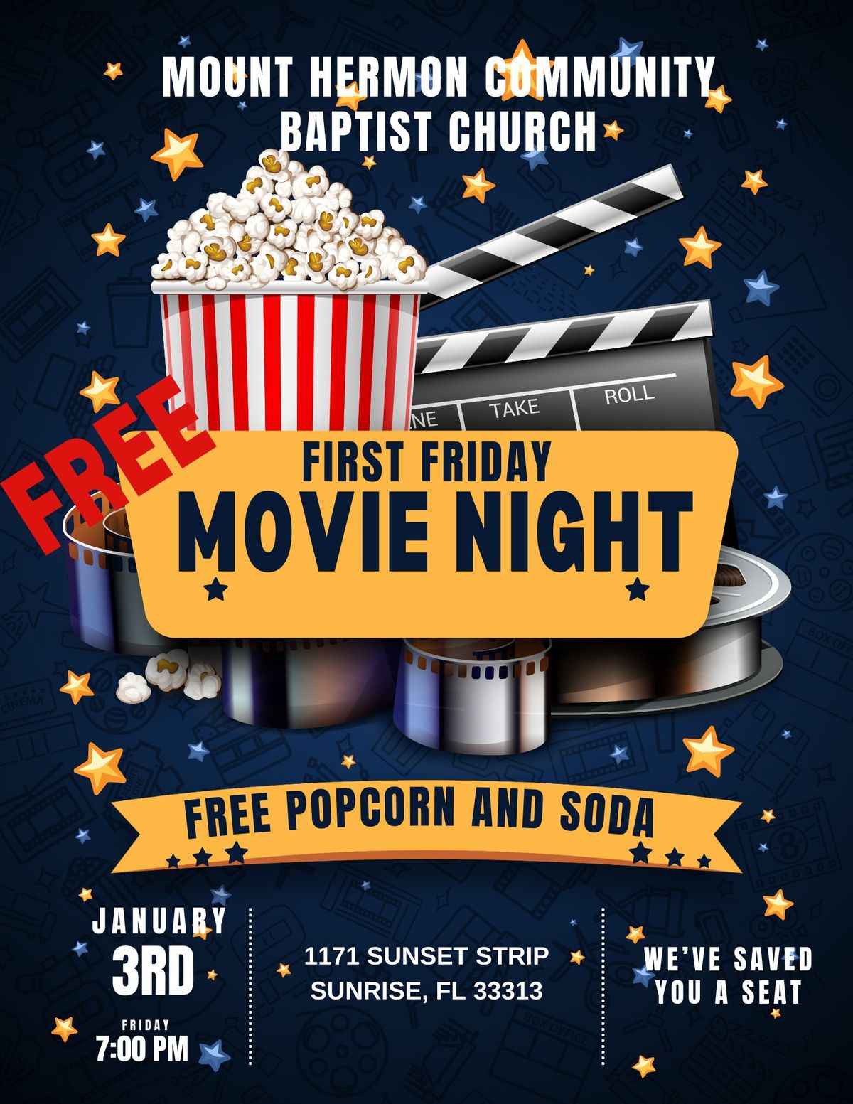 MHCBC First Friday Movie Night & Evangelism Outreach