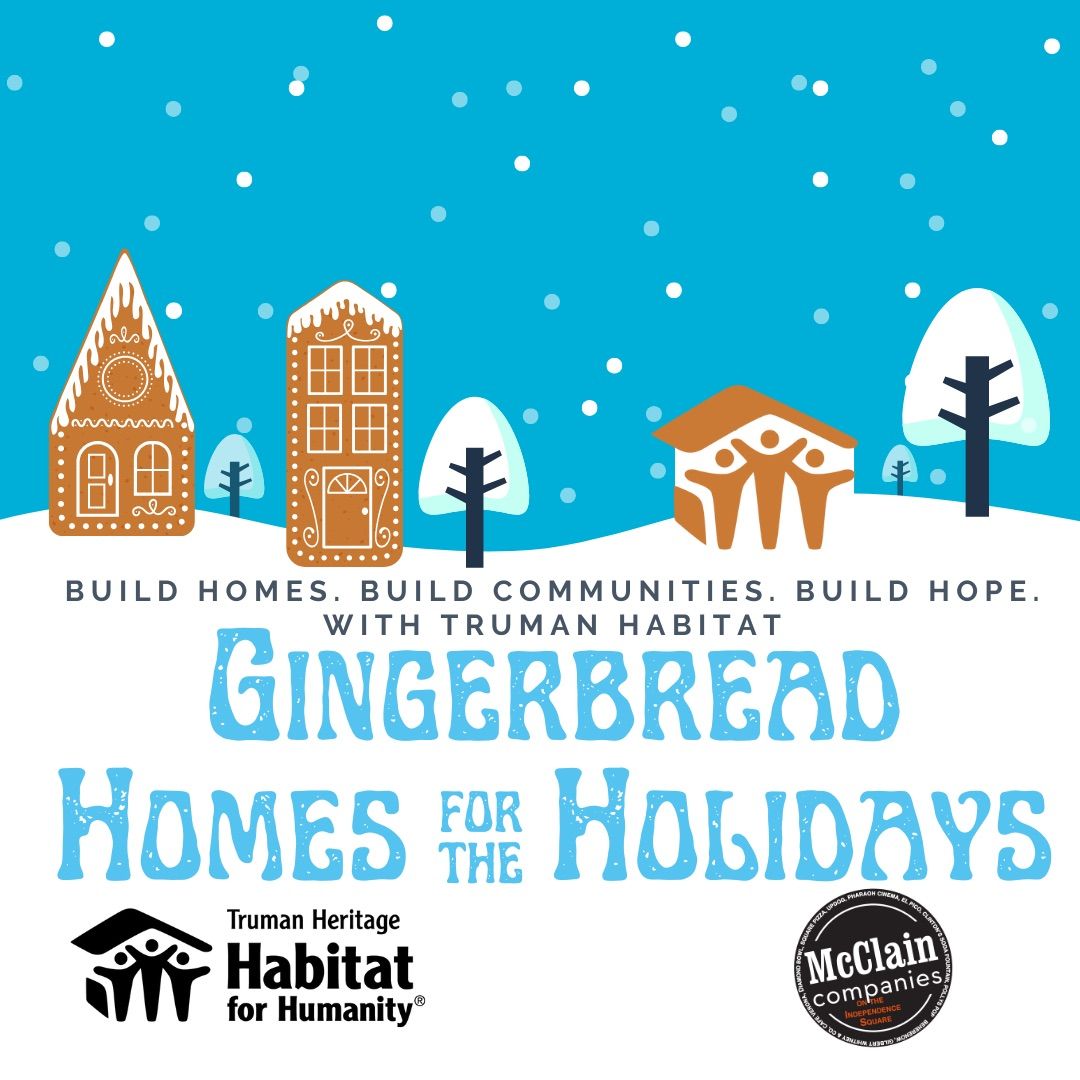 Gingerbread Homes for the Holidays Workshop