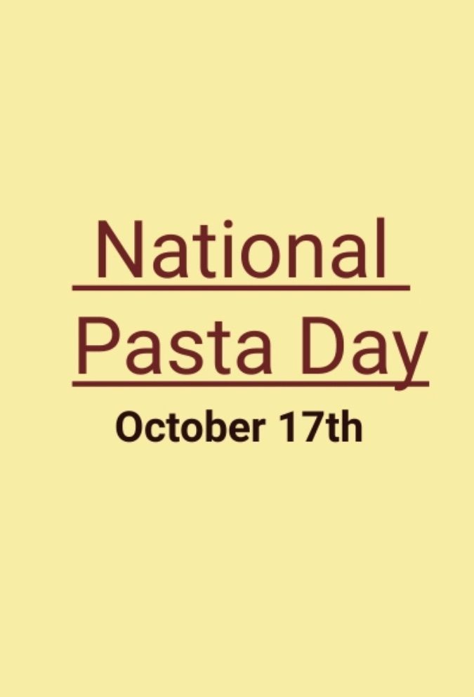 National Pasta Day Celebration 