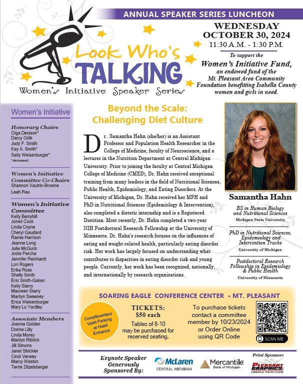 Look Who's Talking - Women's Initiative Speaker Series