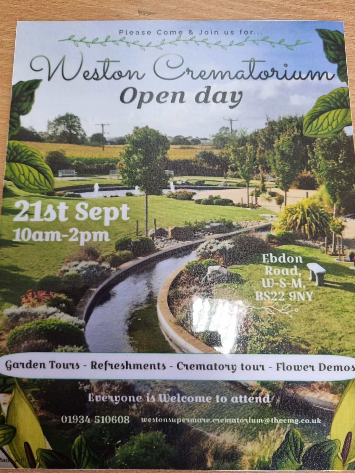 Weston Crematorium Open Day