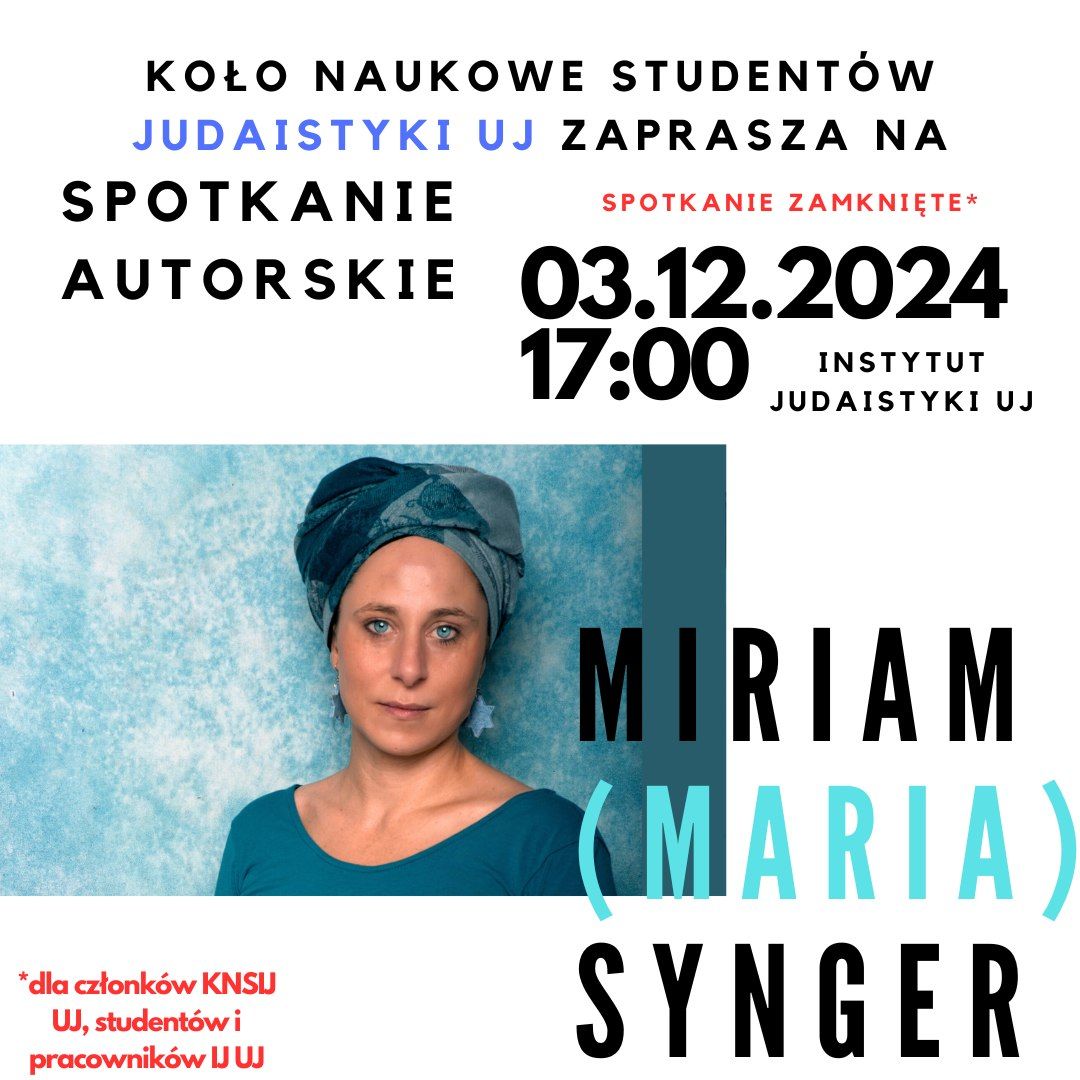 Spotkanie z Miriam Synger