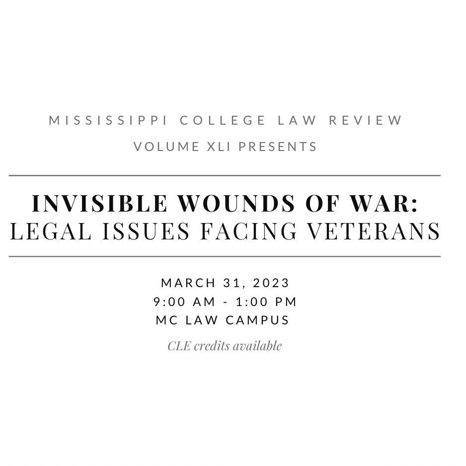2023 Mississippi College Law Review Symposium Mississippi College 2023-mississippi-college-law-review-symposium-mississippi-college