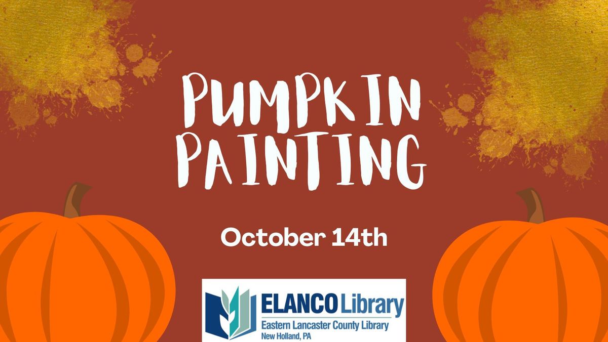 Pumpkin Painting at ELANCO Library