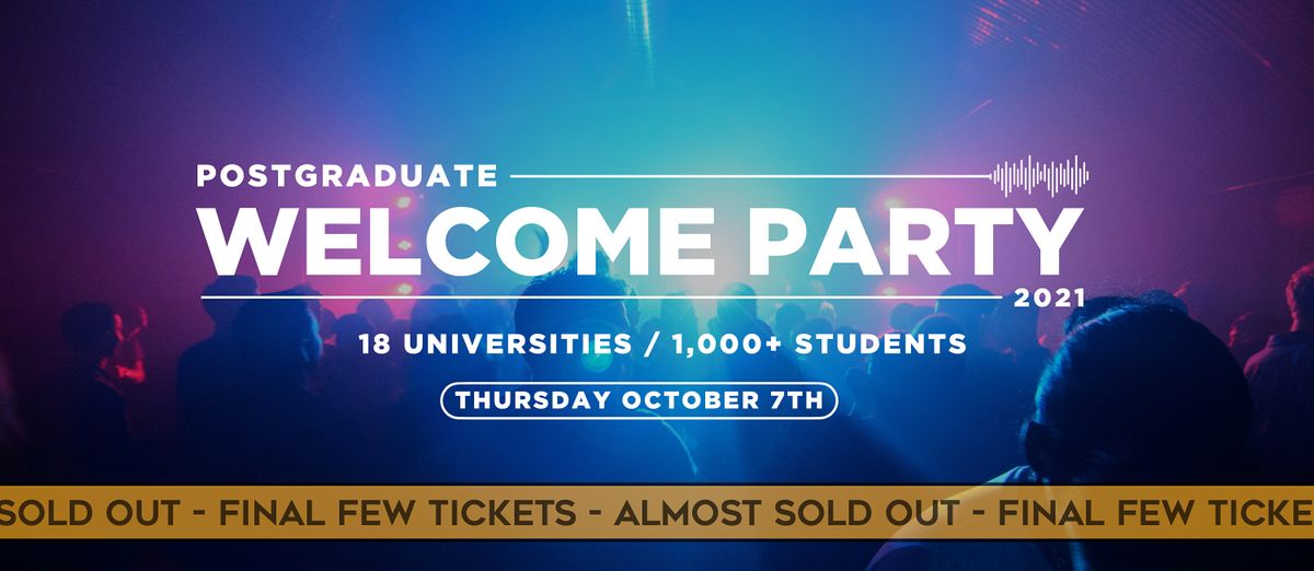 The Official Postgraduate Welcome Party \/ 2021