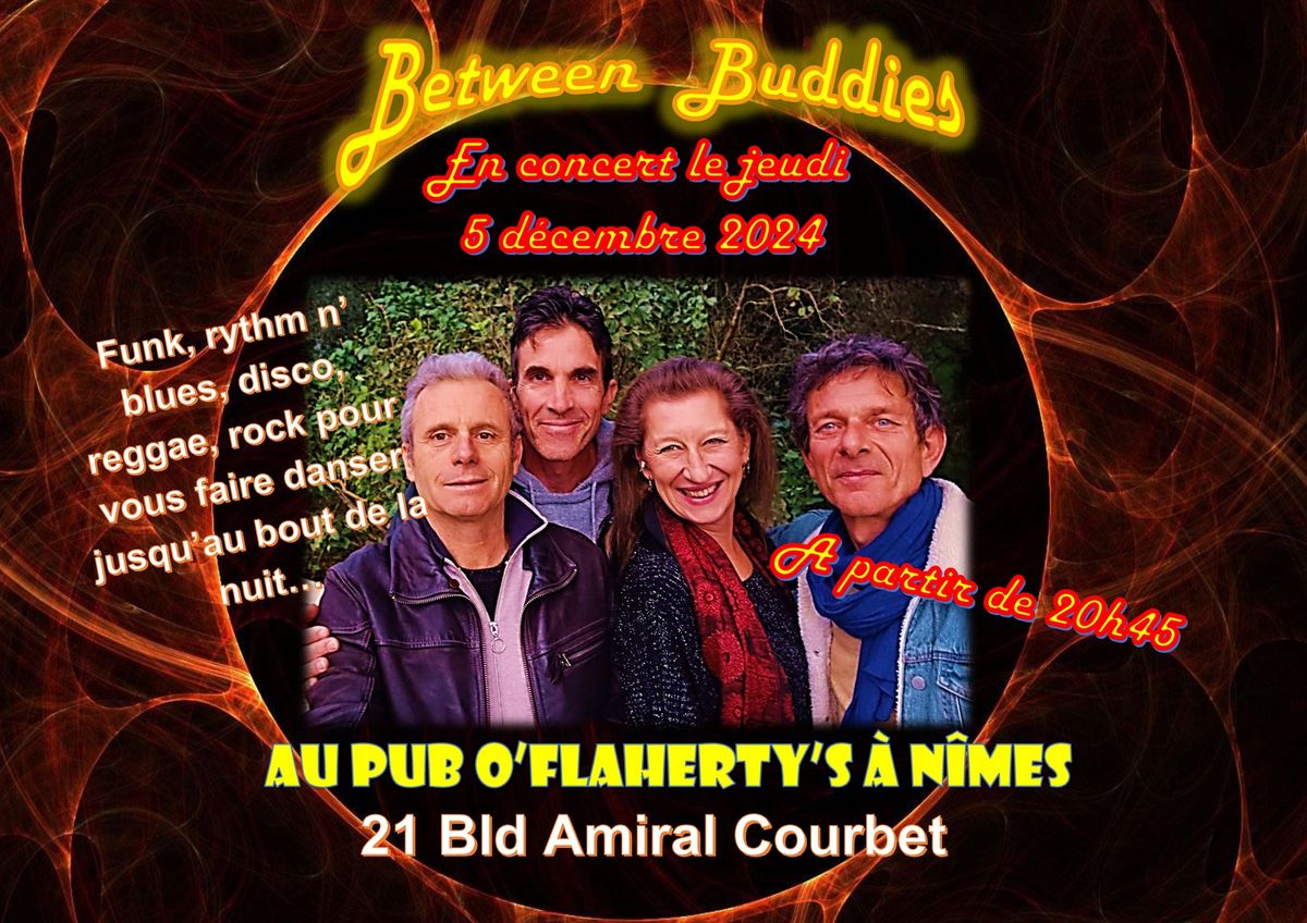 Concert des Between Buddies au pub O'Flaherty's \u00e0 N\u00eemes