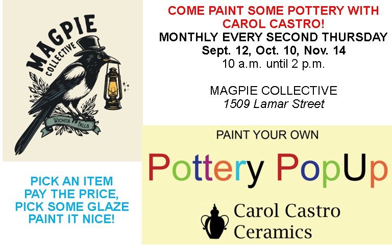 Pottery Pop-Up with Carol Castro Ceramics