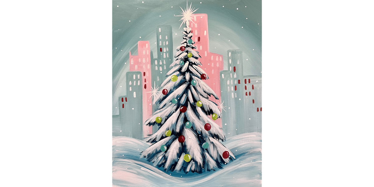 Christmas Time in the City   - Paint and Sip in Sacramento | Classpop!\u2122