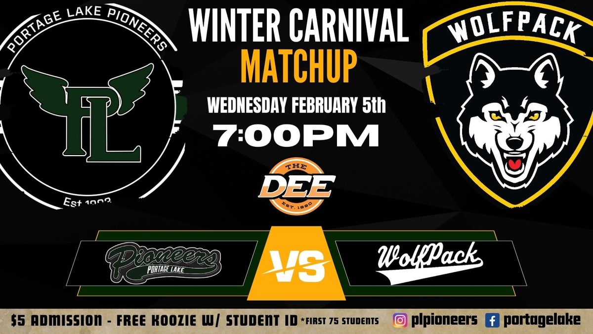 Pioneers vs MTU Wolfpack Winter Carnival Matchup