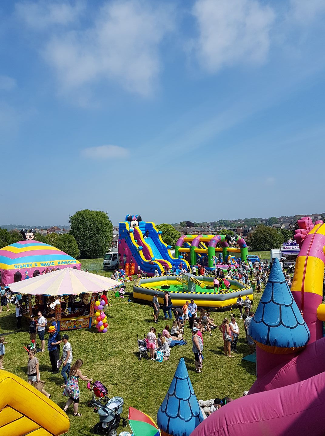 Looe's \u00a35 mega value Inflatable theme park